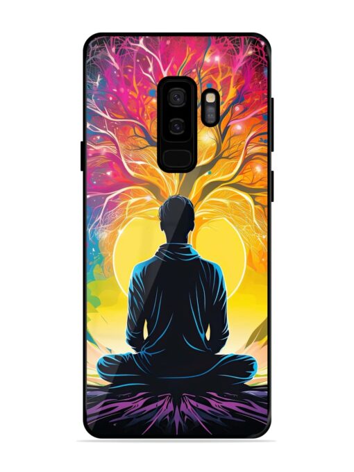 Mind Colourful Glossy Metal Phone Cover for Samsung Galaxy S9 Plus Zapvi