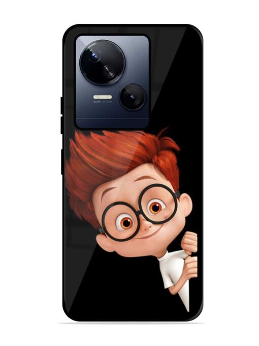 Smart Boy Cartoon Glossy Metal Phone Cover for Tecno Spark 10 (5G) Zapvi