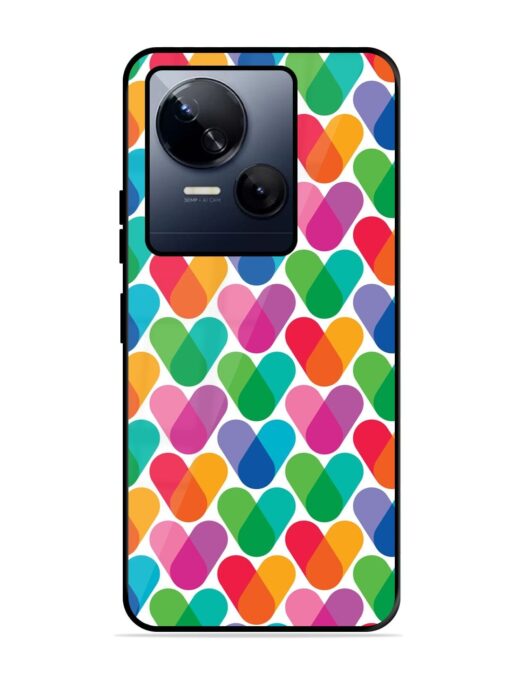 Overlapping Colors Colorful Glossy Metal TPU Phone Cover for Tecno Spark 10 (5G) Zapvi