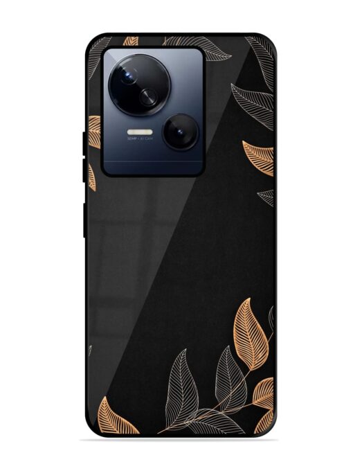 Foliage Art Glossy Metal Phone Cover for Tecno Spark 10 (5G) Zapvi