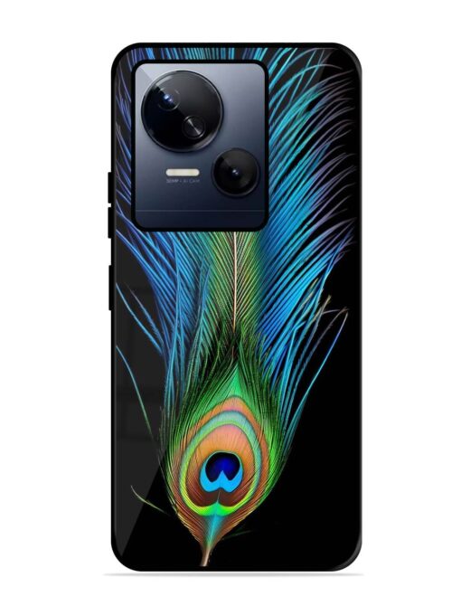 Peacock Feather Glossy Metal TPU Phone Cover for Tecno Spark 10 (5G)