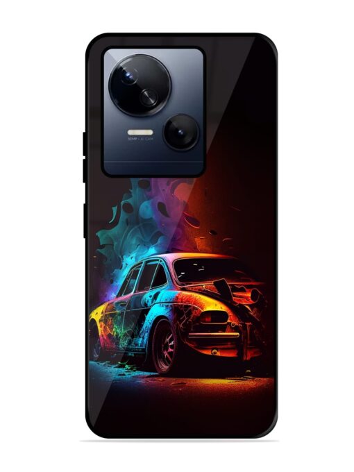 High Classic Car Art Glossy Metal Phone Cover for Tecno Spark 10 (5G) Zapvi