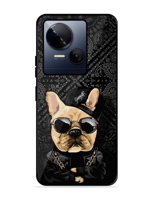 Gangsta Cool Sunmetales Dog Glossy Metal Phone Cover for Tecno Spark 10 (5G) Zapvi