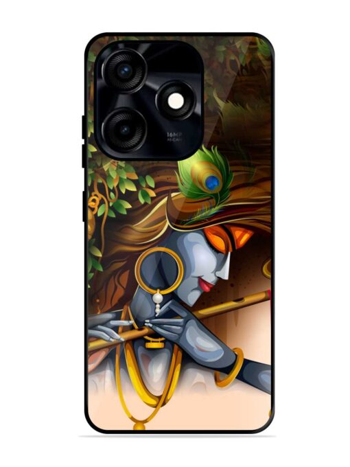 Krishna Glossy Metal Phone Cover for Tecno Spark 10C Zapvi