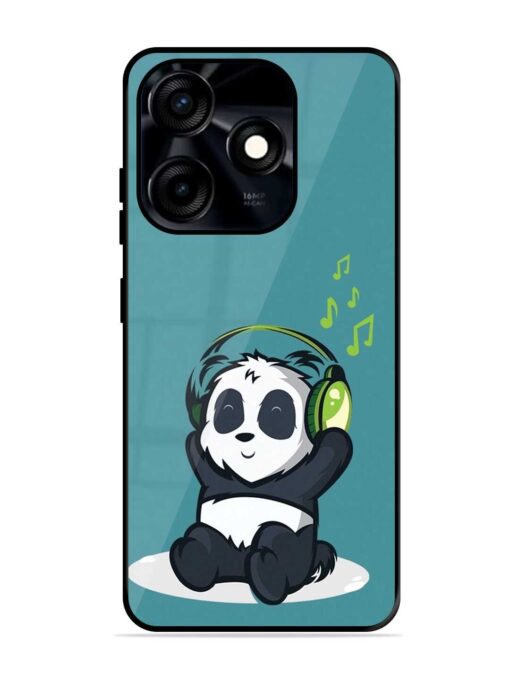 Music Panda Glossy Metal Phone Cover for Tecno Spark 10C Zapvi