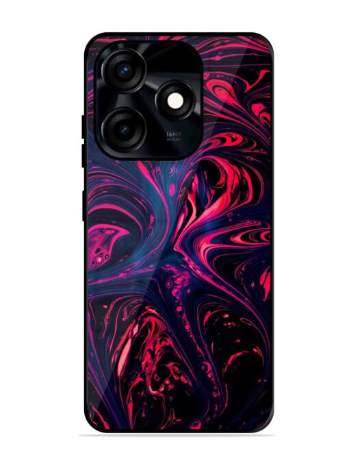 Abstract Background Glossy Metal Phone Cover for Tecno Spark 10C Zapvi