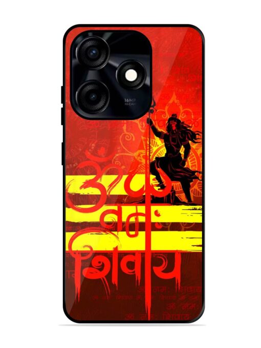 Illustration Lord Shiva Glossy Metal TPU Phone Cover for Tecno Spark 10C Zapvi