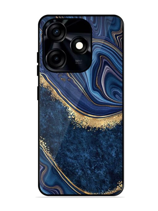 Abstract Background Blue Glossy Metal TPU Phone Cover for Tecno Spark 10C Zapvi