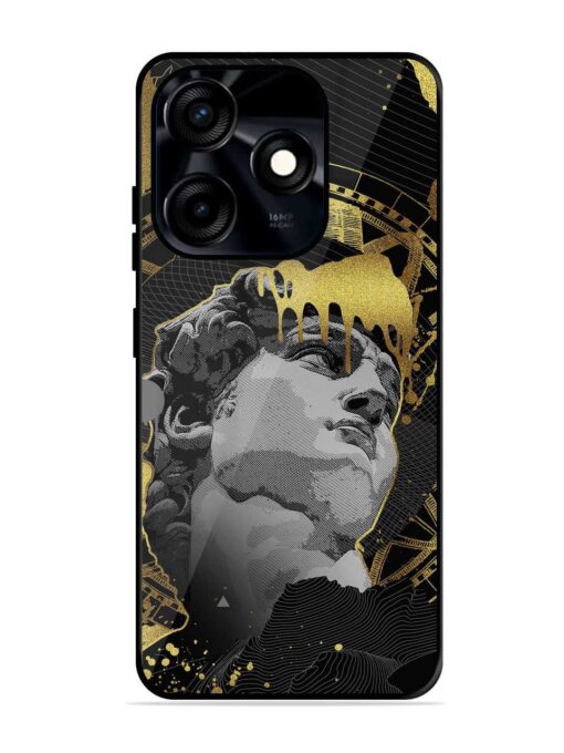 Roman Face Glossy Metal Phone Cover for Tecno Spark 10C Zapvi