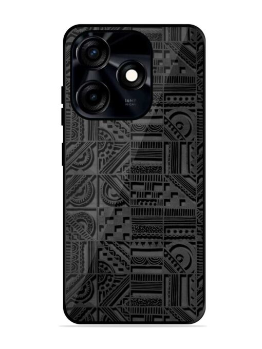 Seamless Pattern Glossy Metal Phone Cover for Tecno Spark 10C Zapvi