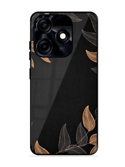 Foliage Art Glossy Metal Phone Cover for Tecno Spark 10C Zapvi