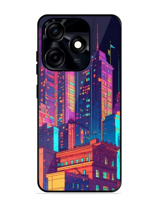 City View Glossy Metal Phone Cover for Tecno Spark 10C Zapvi