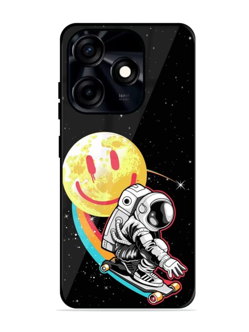 Astronaut Art Glossy Metal Phone Cover for Tecno Spark 10C Zapvi