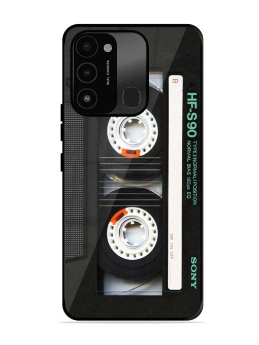 Sony Hf-S90 Cassette Glossy Metal Phone Cover for Tecno Spark 8C Zapvi