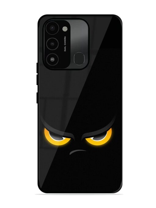 Scary Yellow Eye Glossy Metal TPU Phone Cover for Tecno Spark 8C