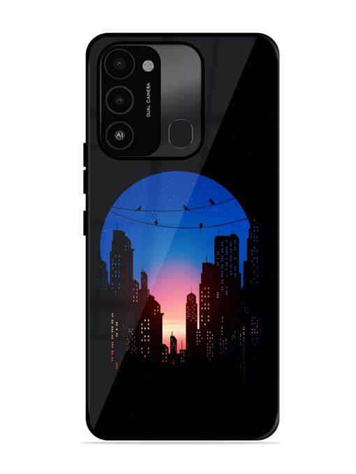 Minima City Vibe Glossy Metal Phone Cover for Tecno Spark 8C