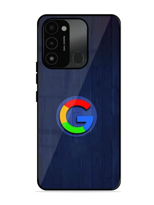 Google Logo Printed Glossy Metal TPU Phone Cover for Tecno Spark Go (2022)