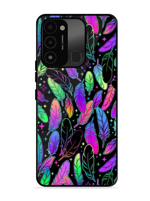 Bright Multi Colored Seamless Glossy Metal Phone Cover for Tecno Spark Go (2022)