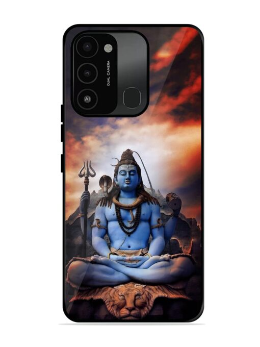 Jai Jai Shiv Glossy Metal Phone Cover for Tecno Spark Go (2022) Zapvi