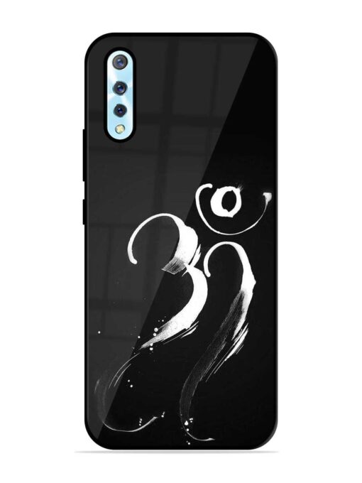 Om Logo Glossy Metal Phone Cover for Vivo S1 Zapvi