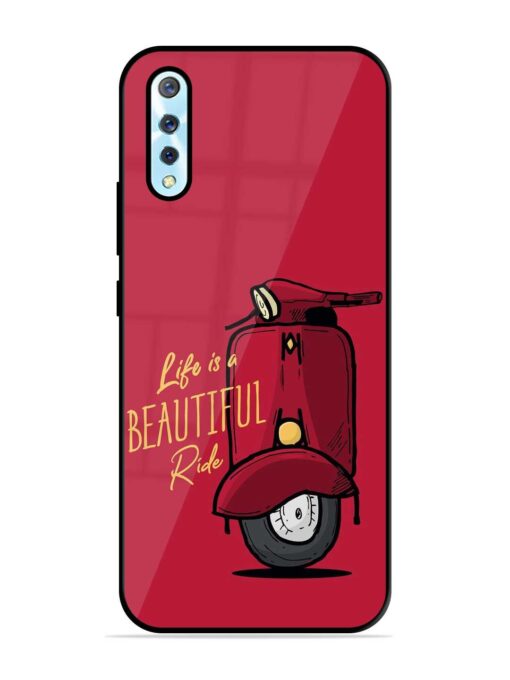 Life Is Beautiful Rides Glossy Metal Phone Cover for Vivo S1 Zapvi