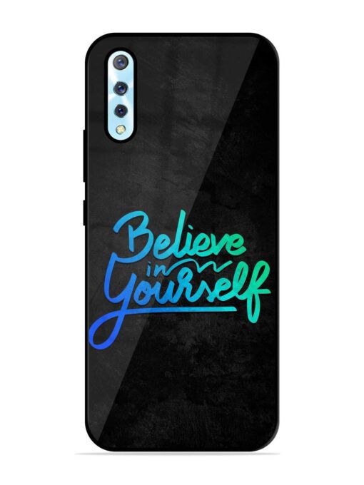 Believe In Yourself Glossy Metal Phone Cover for Vivo S1