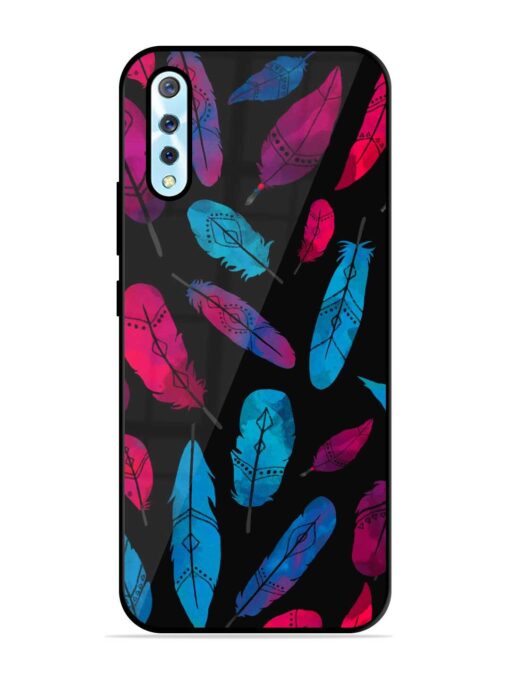 Feather Art Glossy Metal Phone Cover for Vivo S1 Zapvi