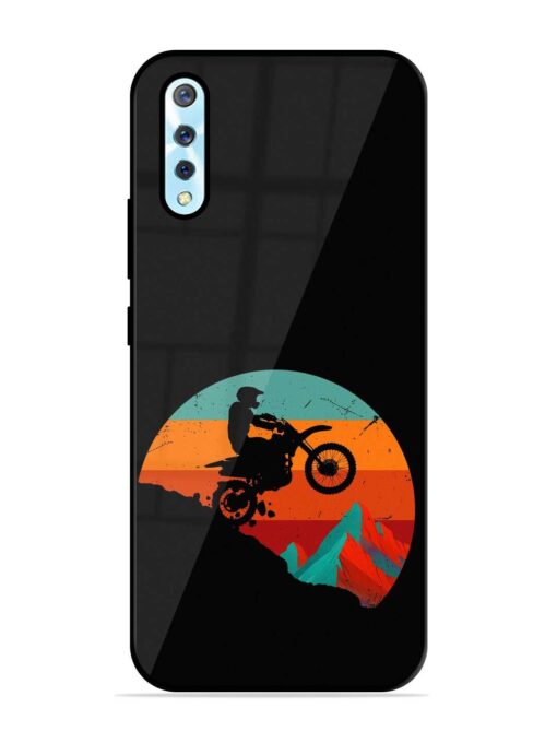 Mountain Bike Glossy Metal Phone Cover for Vivo S1 Zapvi