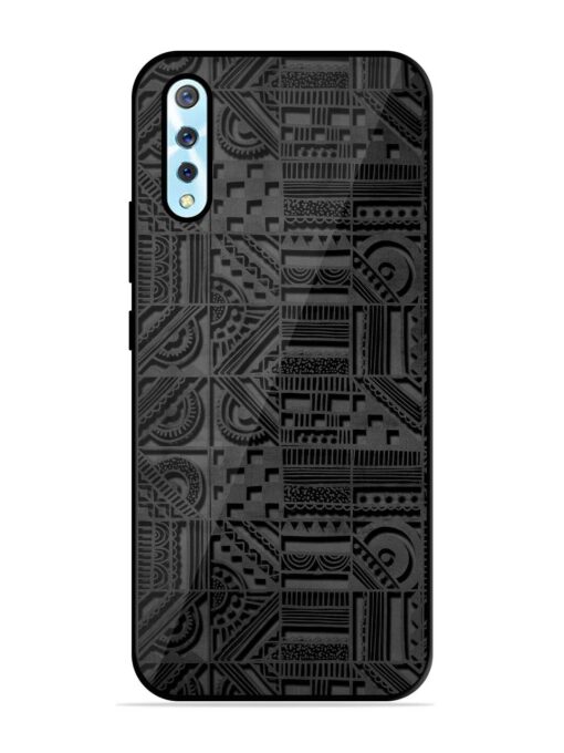 Seamless Pattern Glossy Metal Phone Cover for Vivo S1 Zapvi