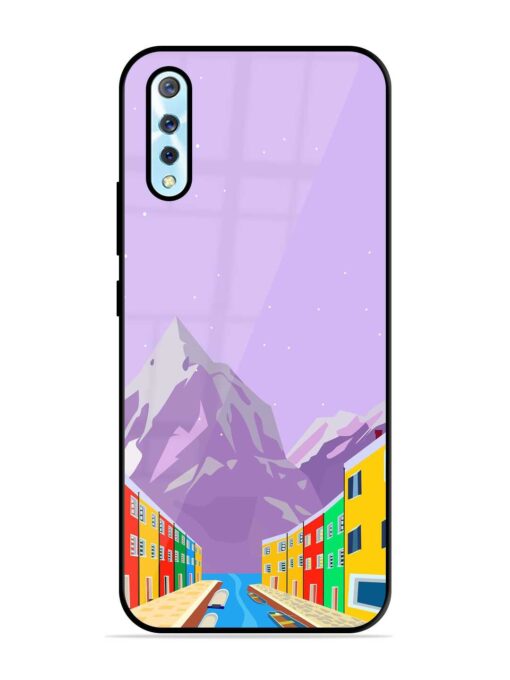 Venice City Illustration Glossy Metal Phone Cover for Vivo S1 Zapvi