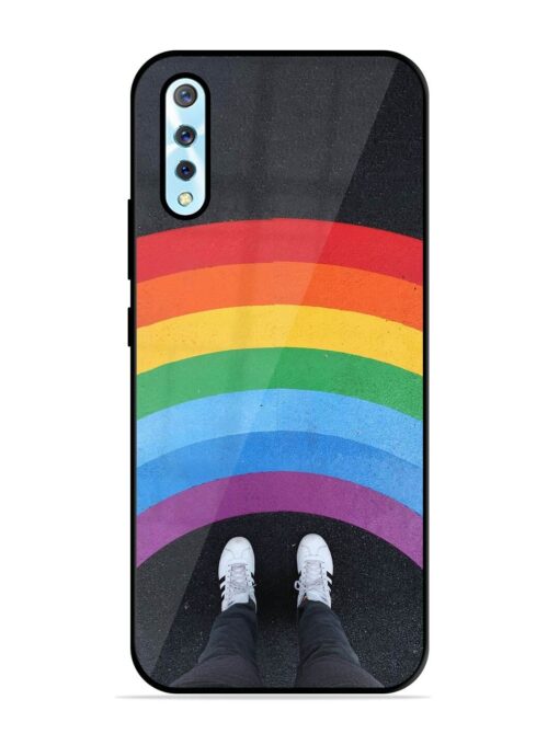 Legs Rainbow Glossy Metal TPU Phone Cover for Vivo S1