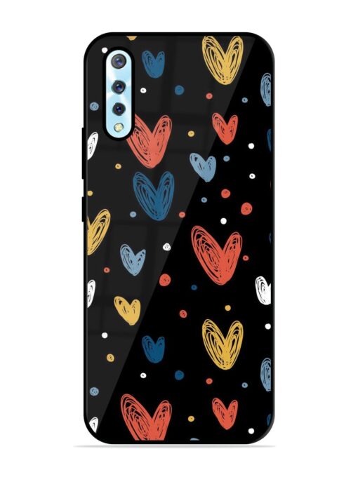 Happy Valentines Day Glossy Metal TPU Phone Cover for Vivo S1 Zapvi