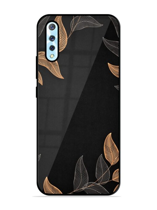 Foliage Art Glossy Metal Phone Cover for Vivo S1 Zapvi