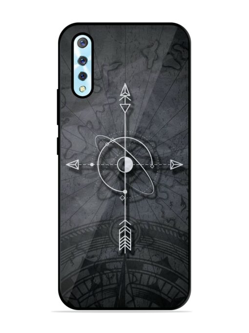 Lighting Cross Glossy Metal Phone Cover for Vivo S1