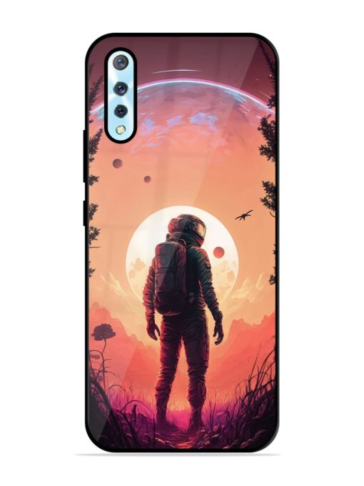 Red Sky At Morning Glossy Metal Phone Cover for Vivo S1