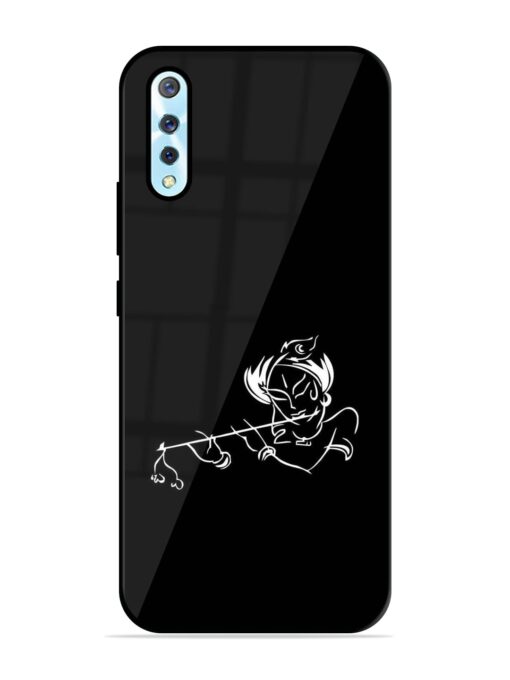 Krishna Flute Glossy Metal Phone Cover for Vivo S1 Zapvi