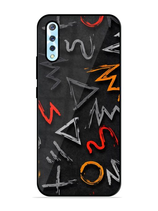 Grungy Graffiti Glossy Metal Phone Cover for Vivo S1 Zapvi