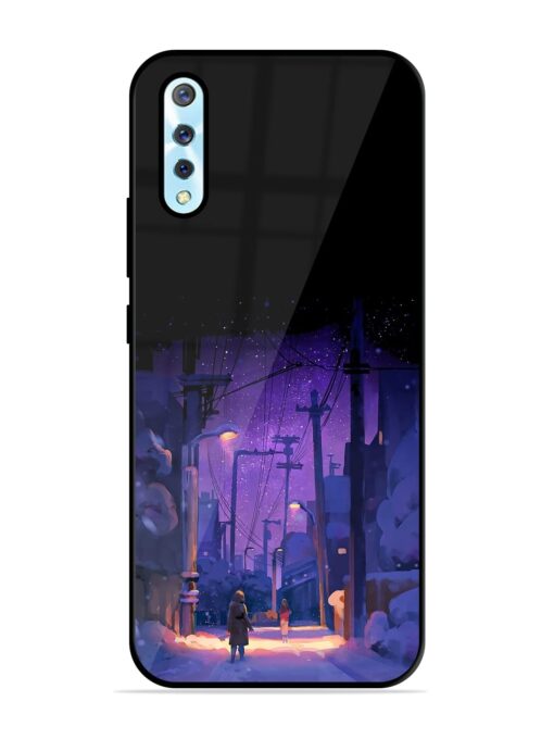 Winter Anime Art Glossy Metal Phone Cover for Vivo S1 Zapvi