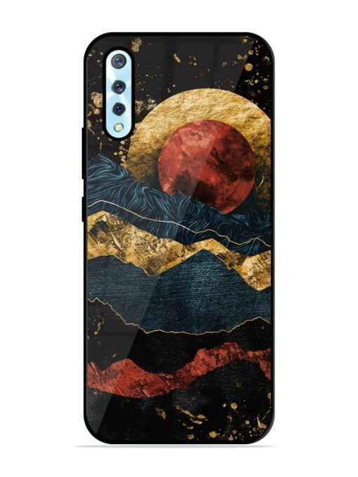 Gold Painting View Glossy Metal Phone Cover for Vivo S1 Zapvi