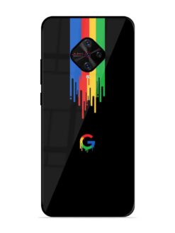 Google Logo Glossy Metal Phone Cover for Vivo S1 Pro