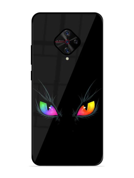 Cat Eyes Glossy Metal Phone Cover for Vivo S1 Pro