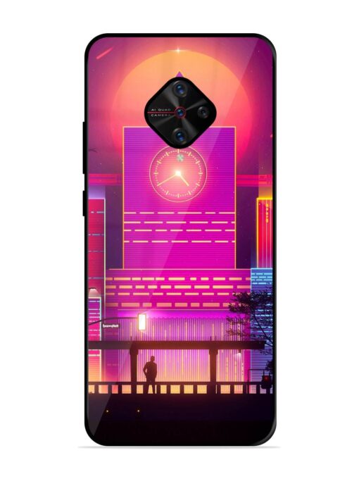 Clock Tower Glossy Metal TPU Phone Cover for Vivo S1 Pro Zapvi