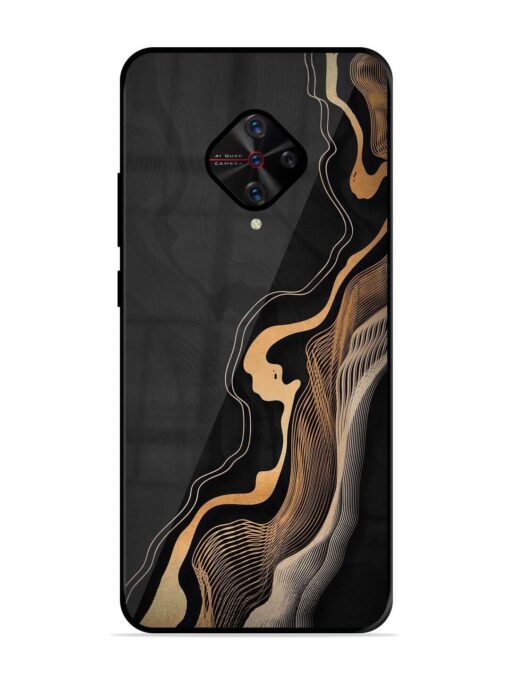 Abstract Art Glossy Metal TPU Phone Cover for Vivo S1 Pro Zapvi