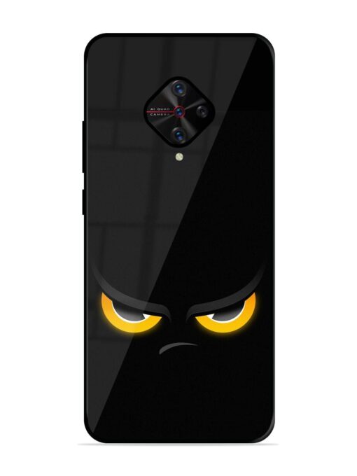 Scary Yellow Eye Glossy Metal TPU Phone Cover for Vivo S1 Pro Zapvi