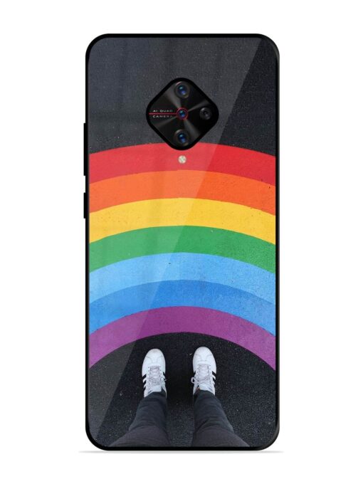 Legs Rainbow Glossy Metal TPU Phone Cover for Vivo S1 Pro Zapvi