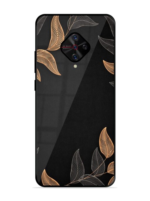 Foliage Art Glossy Metal Phone Cover for Vivo S1 Pro Zapvi