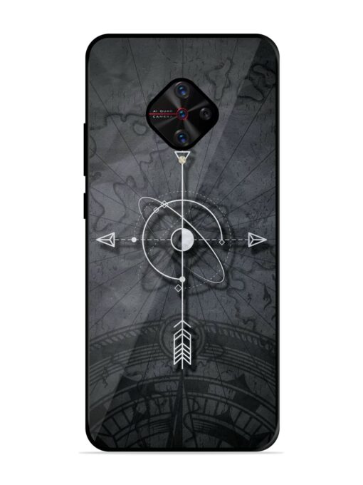 Lighting Cross Glossy Metal Phone Cover for Vivo S1 Pro