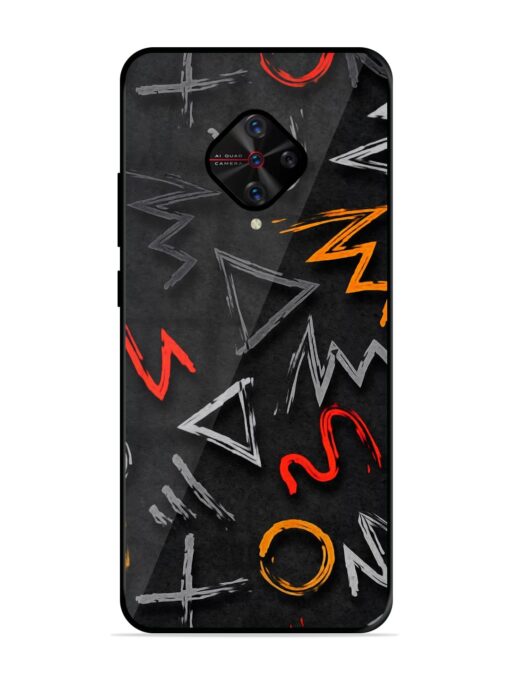 Grungy Graffiti Glossy Metal Phone Cover for Vivo S1 Pro Zapvi