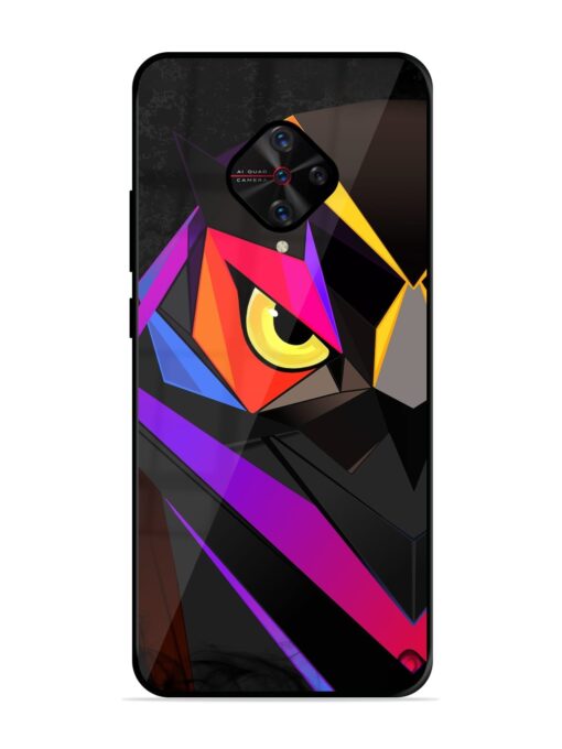 Wpap Owl Glossy Metal Phone Cover for Vivo S1 Pro Zapvi