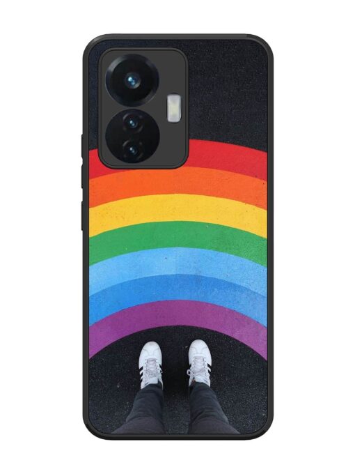 Legs Rainbow Glossy Metal TPU Phone Cover for Vivo T1 (44W) Zapvi